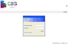 Tablet Screenshot of csgconnect.csg.com.au